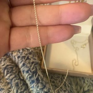 Sterling silver beaded chain